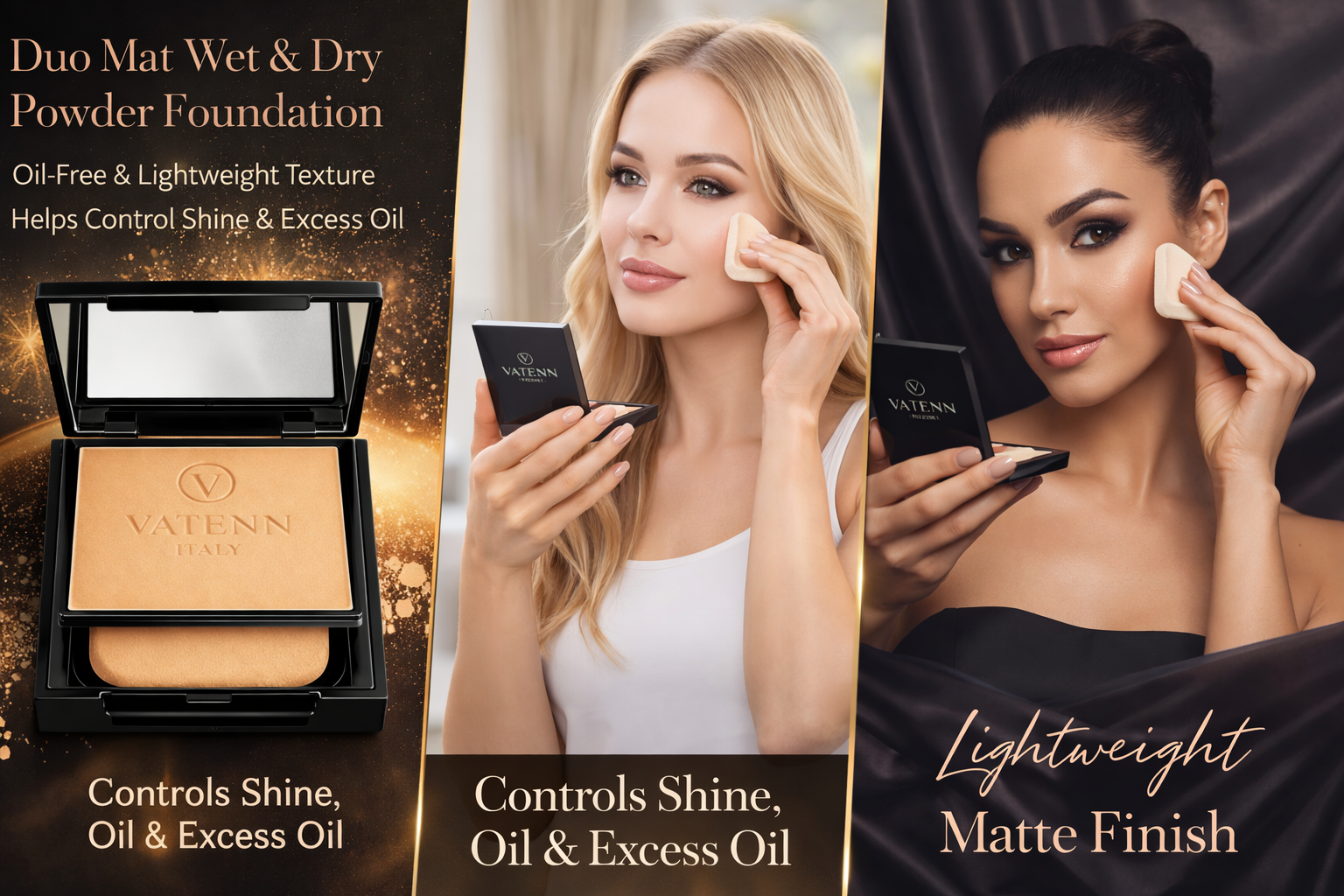 Vatenn Italy Duo Mat Wet & Dry Powder Foundation